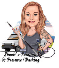 Завантажте зображення в засіб перегляду галереї, House Painter Logo / house decorator logo