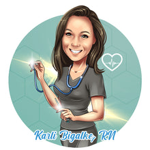 Завантажте зображення в засіб перегляду галереї, Custom Nurse Logo