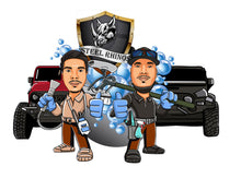 Завантажте зображення в засіб перегляду галереї, Car Wash & Car Detailing Logo