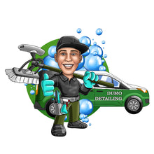 Завантажте зображення в засіб перегляду галереї, Car Wash & Car Detailing Logo