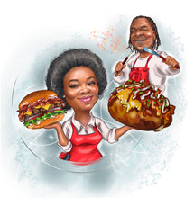 Завантажте зображення в засіб перегляду галереї, Fast Food Logo