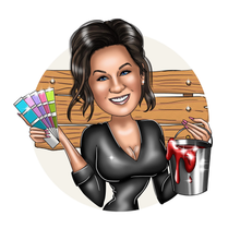 Завантажте зображення в засіб перегляду галереї, House Painter Logo / house decorator logo