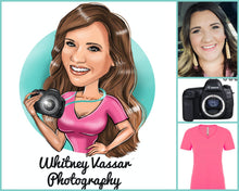 Завантажте зображення в засіб перегляду галереї, Photographer Logo - portraitlogo.com