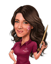 Load image into Gallery viewer, Custom Business Card Design (can be ONLY purchased with a portrait logo listing) - portraitlogo.com