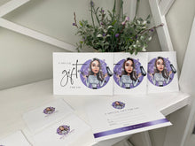 Load image into Gallery viewer, Gift Card Design (can be ONLY purchased with a portrait logo listing)