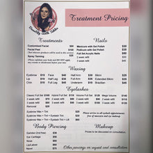 Load image into Gallery viewer, Price List Design (can be ONLY purchased with a portrait logo listing)