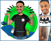 Завантажте зображення в засіб перегляду галереї, Massage Therapist Logo - portraitlogo.com