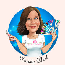 Завантажте зображення в засіб перегляду галереї, Nail Artist Logo Design - portraitlogo.com