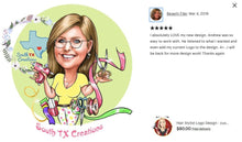 Завантажте зображення в засіб перегляду галереї, Hairdresser Logo - portraitlogo.com