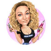 Завантажте зображення в засіб перегляду галереї, Brow Artist Logo - portraitlogo.com