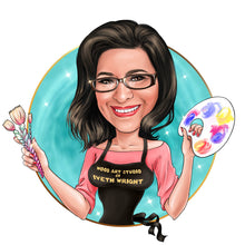 Завантажте зображення в засіб перегляду галереї, Painter Logo - portraitlogo.com