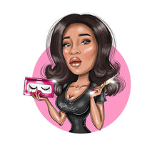 Завантажте зображення в засіб перегляду галереї, Lash Artist Logo - portraitlogo.com