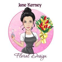 Завантажте зображення в засіб перегляду галереї, Florist Logo - portraitlogo.com