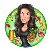 Завантажте зображення в засіб перегляду галереї, Dietitian Logo - portraitlogo.com