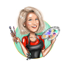 Завантажте зображення в засіб перегляду галереї, Painter Logo - portraitlogo.com