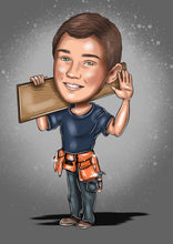 Завантажте зображення в засіб перегляду галереї, Carpenter Logo - portraitlogo.com