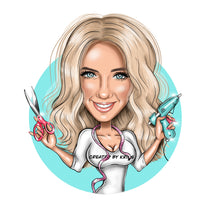 Завантажте зображення в засіб перегляду галереї, Cartoon Logo Design - portraitlogo.com