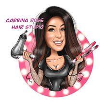 Завантажте зображення в засіб перегляду галереї, Hairdresser Logo - portraitlogo.com