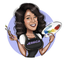 Завантажте зображення в засіб перегляду галереї, Painter Logo - portraitlogo.com