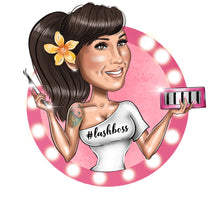 Завантажте зображення в засіб перегляду галереї, Lash Artist Logo - portraitlogo.com