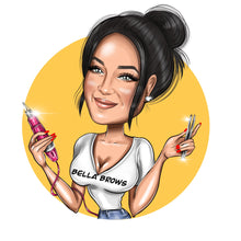 Завантажте зображення в засіб перегляду галереї, Brow Artist Logo - portraitlogo.com