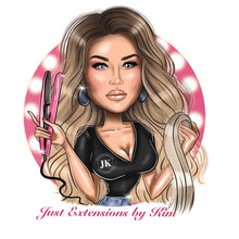 Завантажте зображення в засіб перегляду галереї, Hair Extension Professional Logo - portraitlogo.com