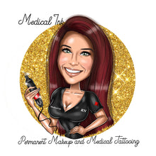 Завантажте зображення в засіб перегляду галереї, Tattoo Artist Logo - portraitlogo.com