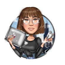 Завантажте зображення в засіб перегляду галереї, Blogger Logo - portraitlogo.com