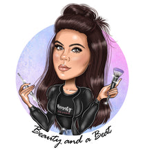 Завантажте зображення в засіб перегляду галереї, Makeup Artist Logo - portraitlogo.com