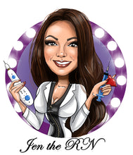 Завантажте зображення в засіб перегляду галереї, Custom Nurse Logo