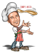 Load image into Gallery viewer, Pizza Chef Logo