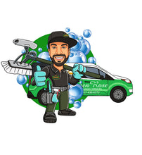 Завантажте зображення в засіб перегляду галереї, Car Wash & Car Detailing Logo