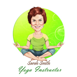 Yoga Instructor Logo - portraitlogo.com