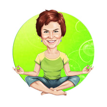 Load image into Gallery viewer, Yoga Instructor Logo - portraitlogo.com
