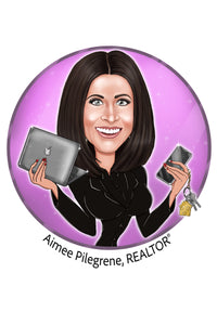 Real Estate Agent Logo - portraitlogo.com