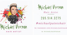 Load image into Gallery viewer, Custom Business Card Design (can be ONLY purchased with a portrait logo listing)
